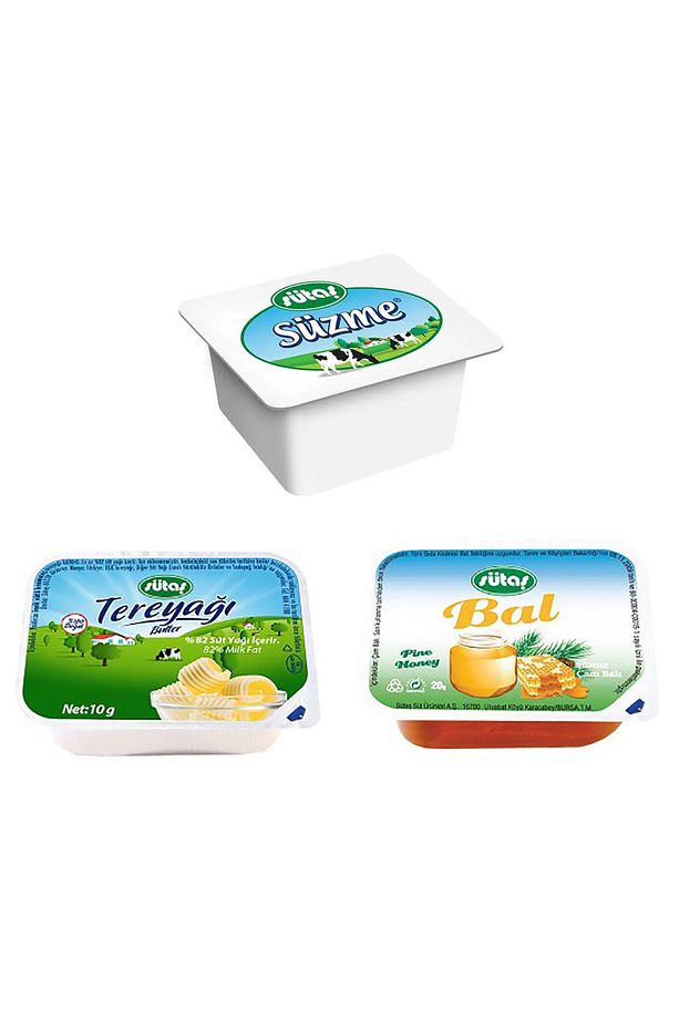 Piknik Kahvaltılık 3'lü Set 5 Adet - 1