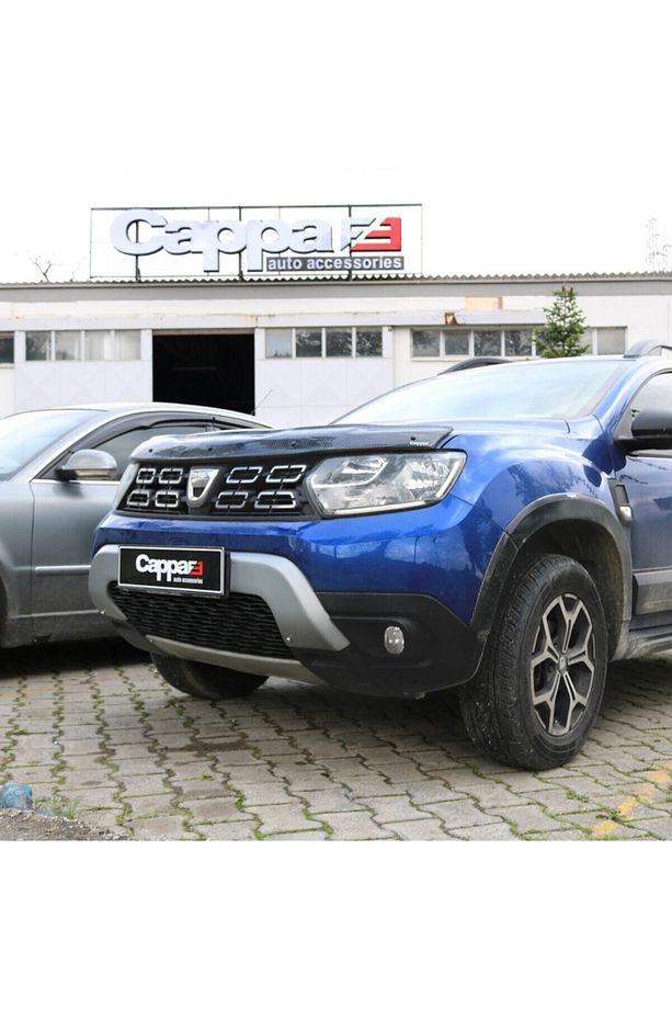 Dacia Duster Ön Tampon Koruma U Model Difüzör Abs Mat Gri 2018 2019 2020 2021 2022 - 2