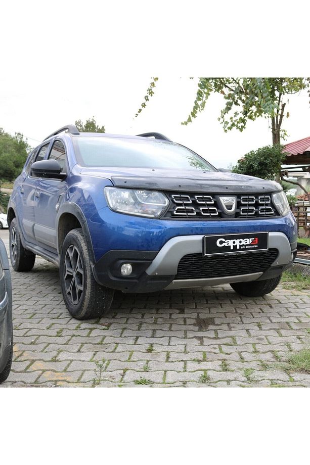 Dacia Duster Ön Tampon Koruma U Model Difüzör Abs Mat Gri 2018 2019 2020 2021 2022 - 4