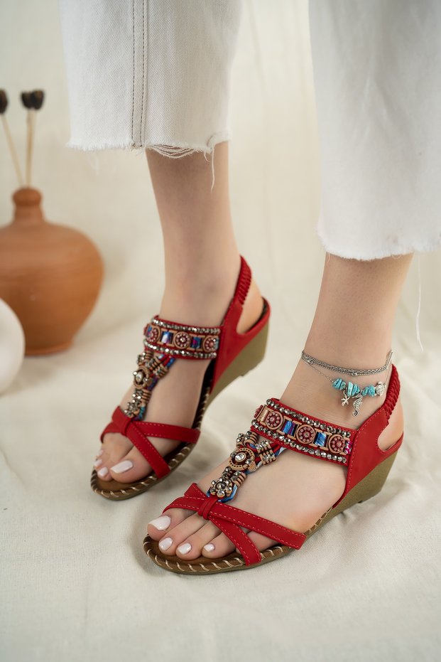 Angelina Anatomical Fashion Stoned Daily Women's Sandals