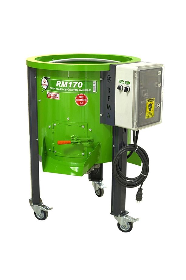 Rm170 Devir Ayarlı Ceviz Soyma Makinesi 170 Litre 90 Kg - 1