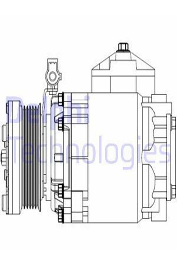 Cs20525 Klima Kompresor Komple Ford Transit Connect 07- 13 1494719 (WE593293) - 1