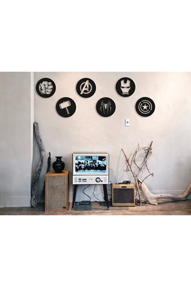 Avengers Ahşap Duvar Süsü - 4
