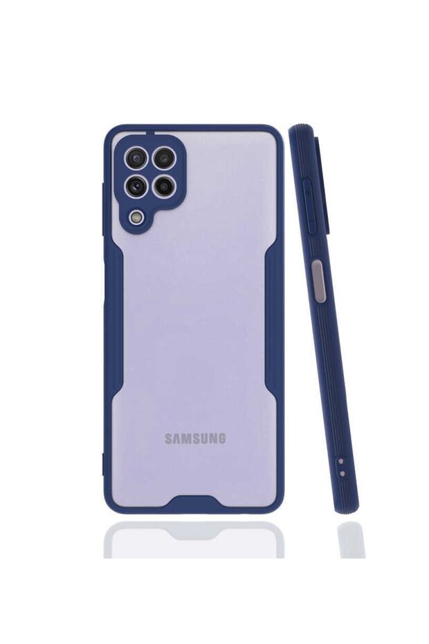 Galaxy M32 Case with Camera Protection Transparent Silicone Back