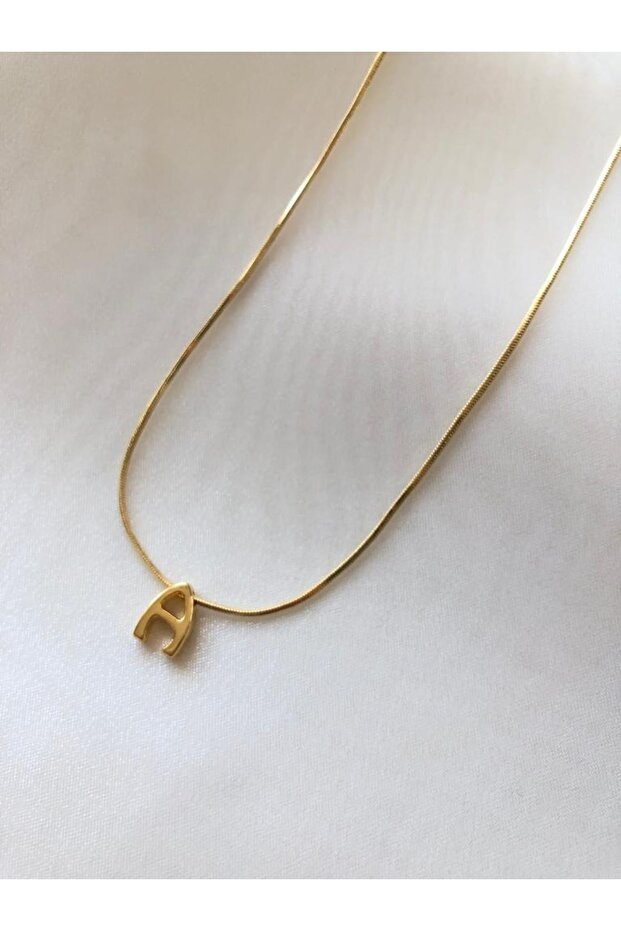 A Harfli Gold Kolye - 2