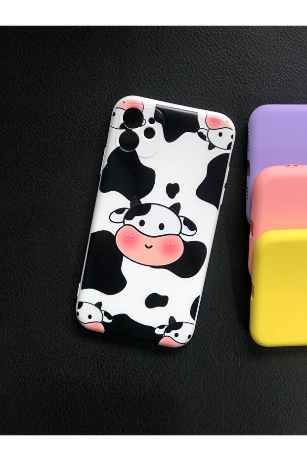 iPhone 11 Camera Protected Model New Cow Pattern Launch Case - 1