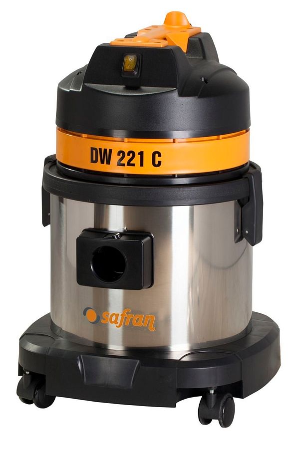 Dwc 221 Tek Motor'lu Sanayi Tipi Islak Kuru Süpürge Makinası Metal Kazanlı 1200 W - 1