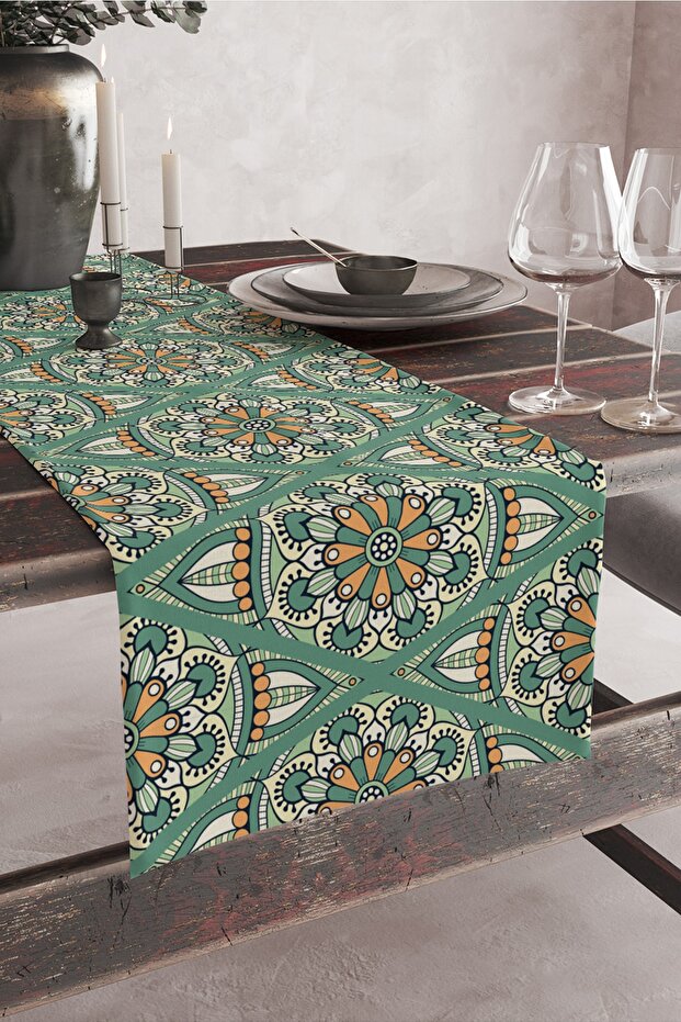 عداء رقمي مطبوع بنمط عرقي 140x40