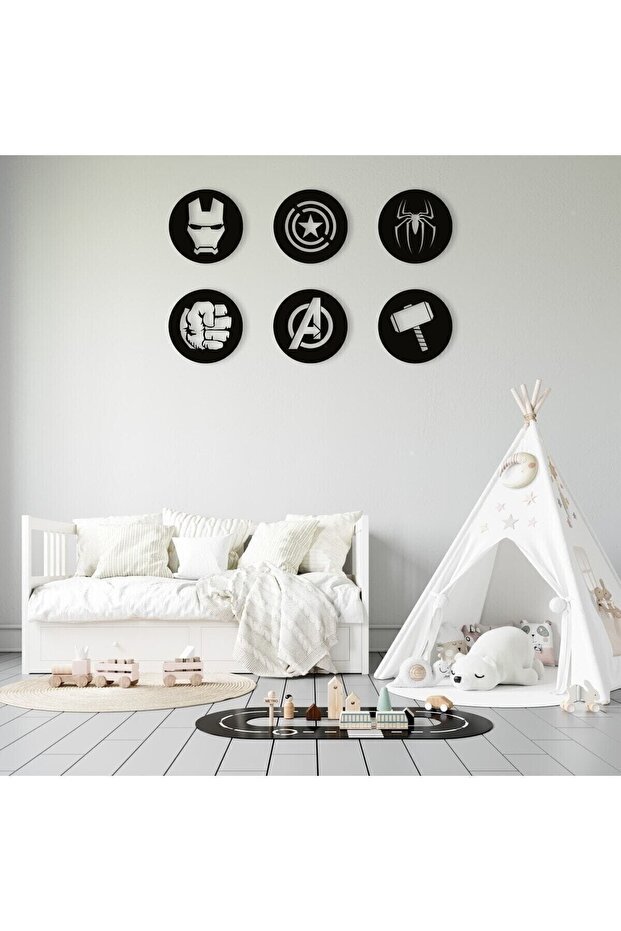 Avengers Ahşap Duvar Süsü - 5