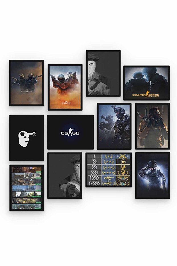 Genel Markalar Cs Go 12 Parça Ahşap Mdf Tablo Zlltb201 - Fiyatı, Yorumları