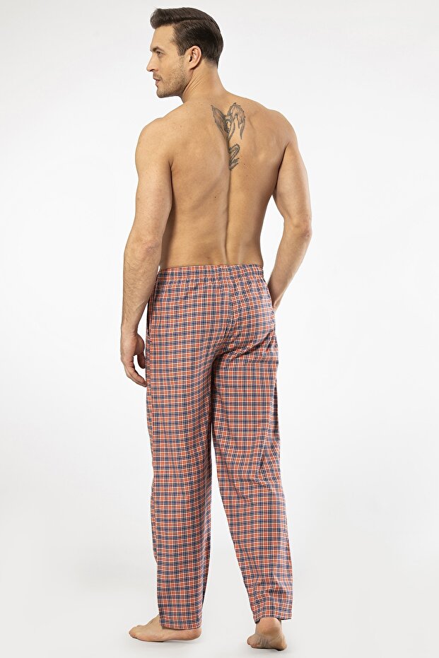 Dokuma Pantolon Tek Alt - 3