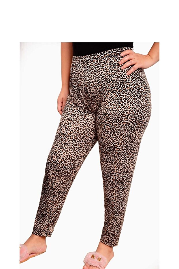 ليوبارد الجوارب منقوشة - 1