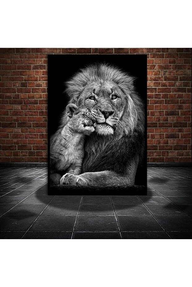 Aslan Kanvas Tablo - 1