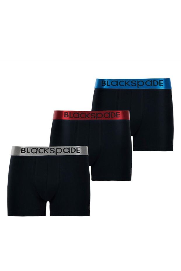Modern Basic 3'lü Siyah Boxer 9470 - 1