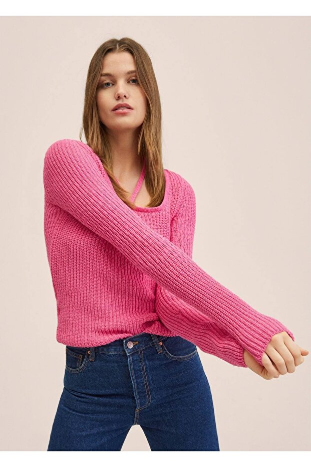 Fiyonk Yakalı Kazak - 1