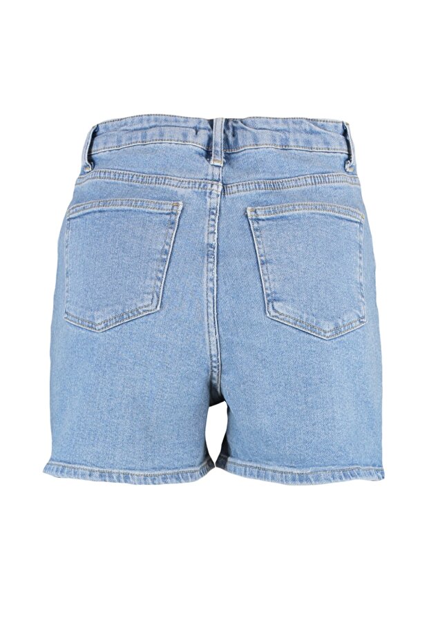 Mavi More Sustainable Yüksek Bel Comfort/Esnek City Boy Denim Şort TWOSS20SR0210 - 16