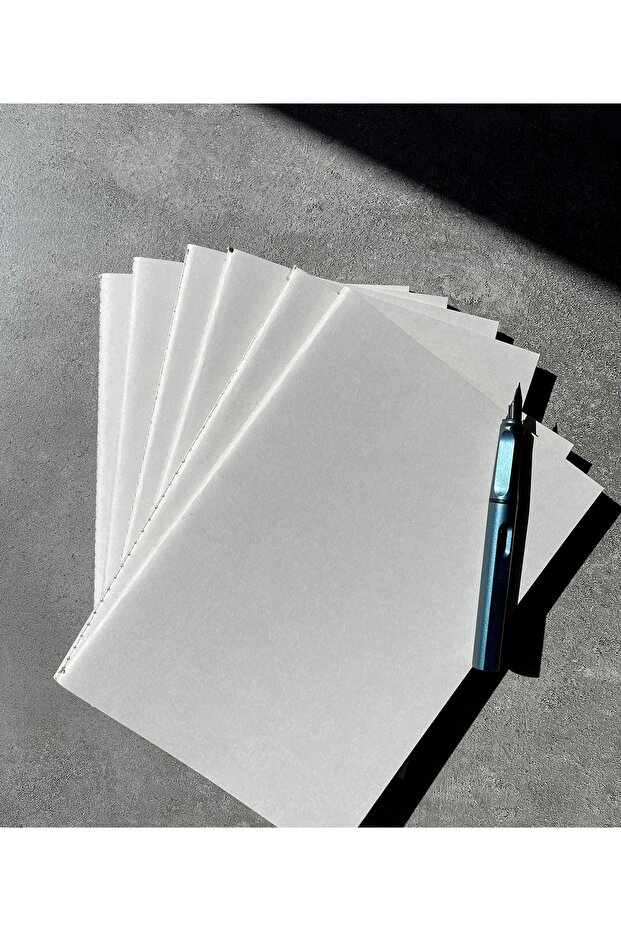 Tailor Stitched 4'Lü Checkered Notebook, Gray Cover Notebook, 40 Sheets (80 Sheets) - 3