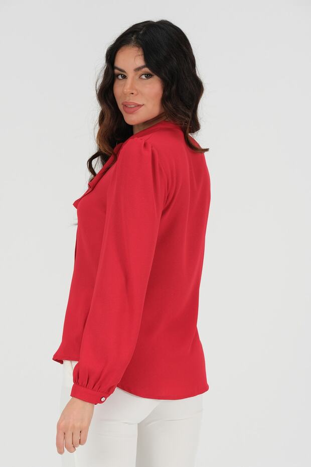 Yakalı Şık Bluz - 5