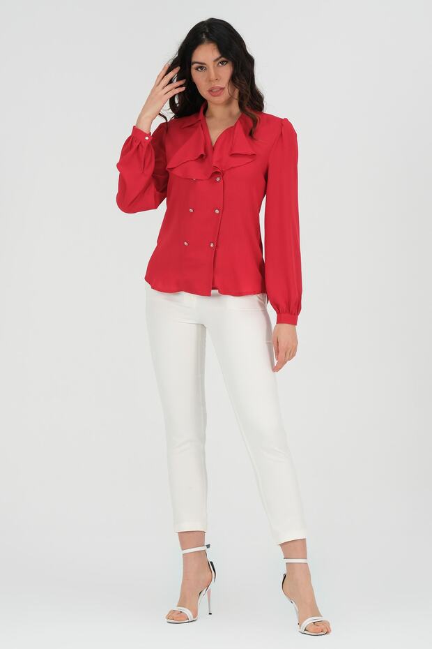 Yakalı Şık Bluz - 6