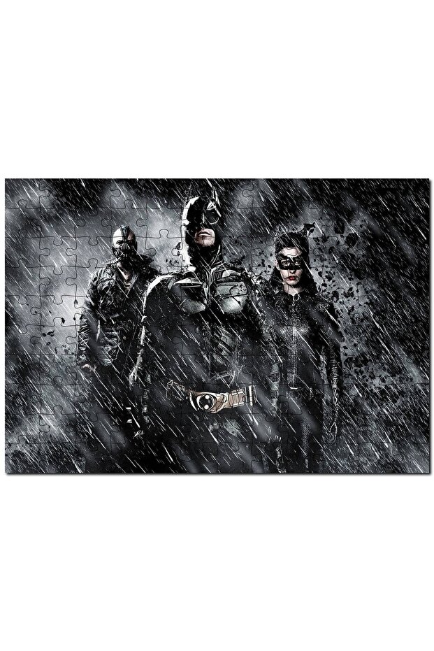 Batman Catwoman and Trouble Dark Knight Image 120 Piece Puzzle Jigsaw Puzzle Mdf (wood)