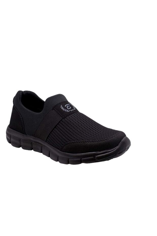 Men's Black Anatomical Sole Sports Shoes