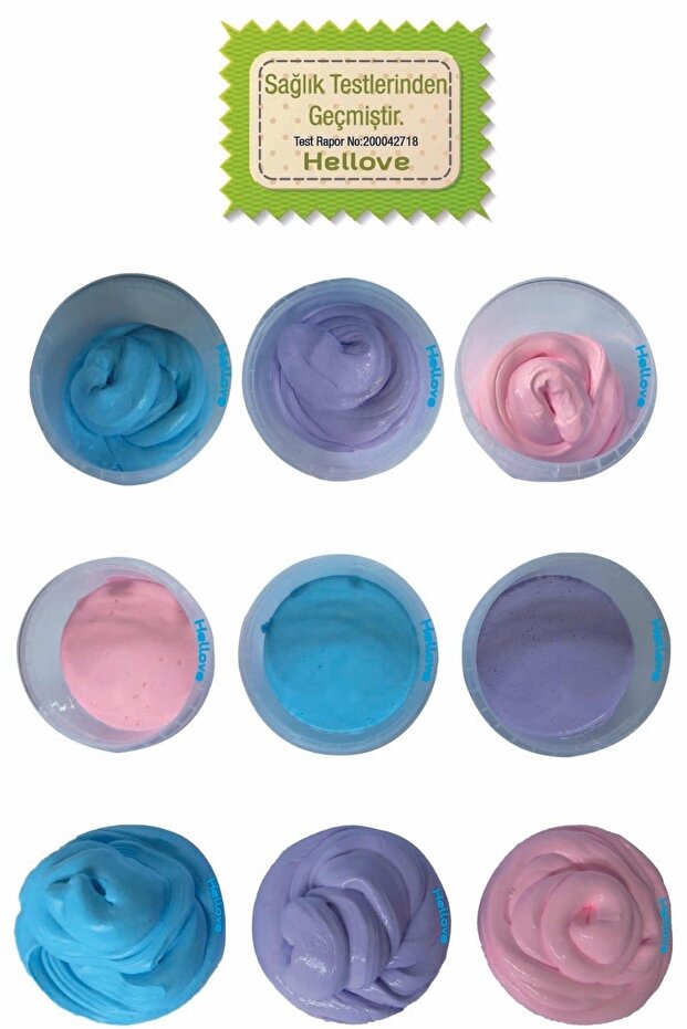 Slime Eğitici Oyuncak Oyun Hamuru Slaym 4 Adet Sılaym Oyuncak - 4