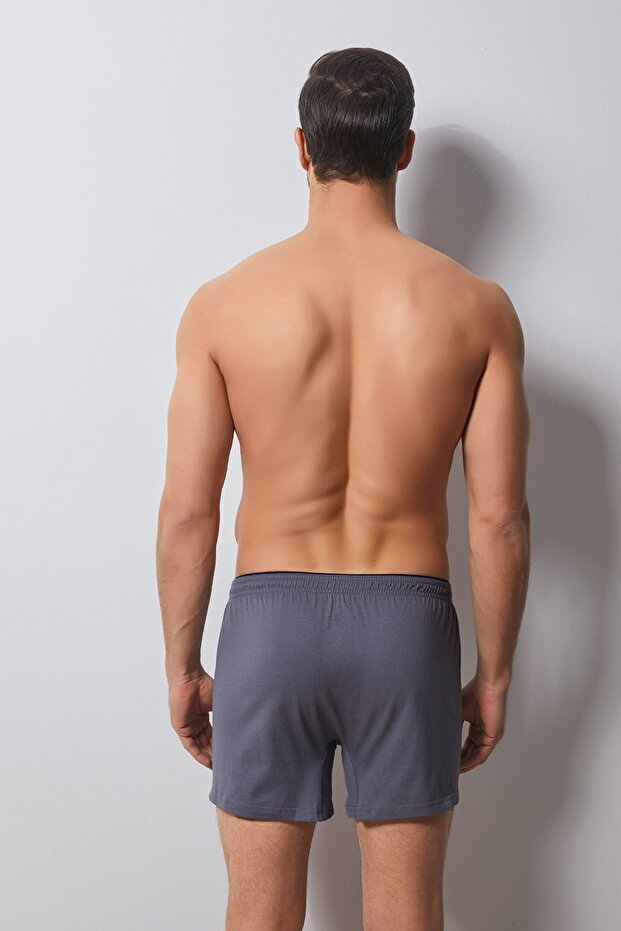 3085 2'li Havlu Bel Düğmeli Boxer - 2