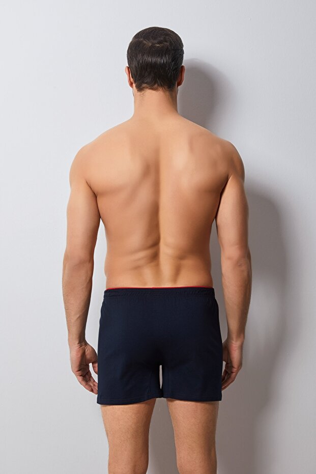 3085 2'li Havlu Bel Düğmeli Boxer - 2