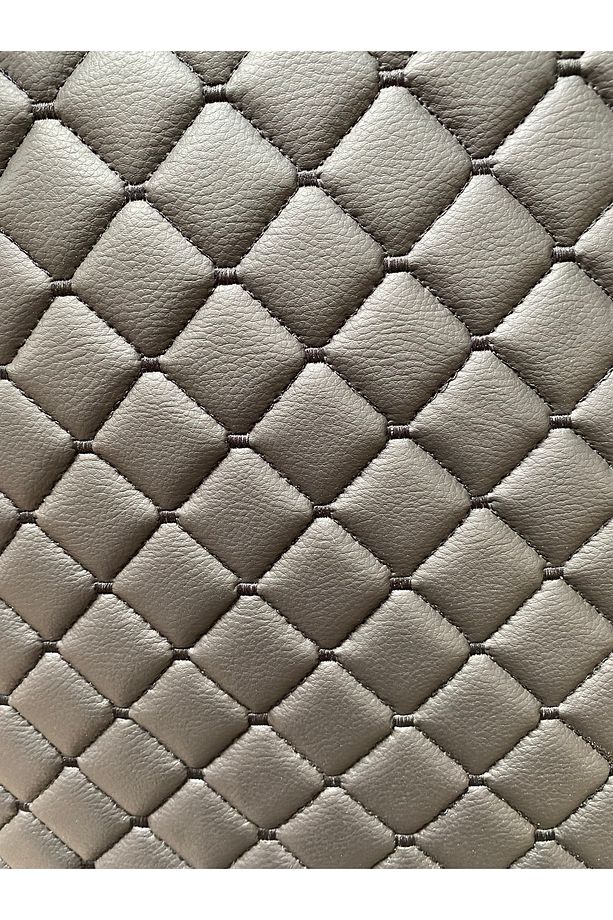 Oto Döşemelik Baklava Desen Kapitone Suni Deri Kumaş 140 X 100 Cm - 1