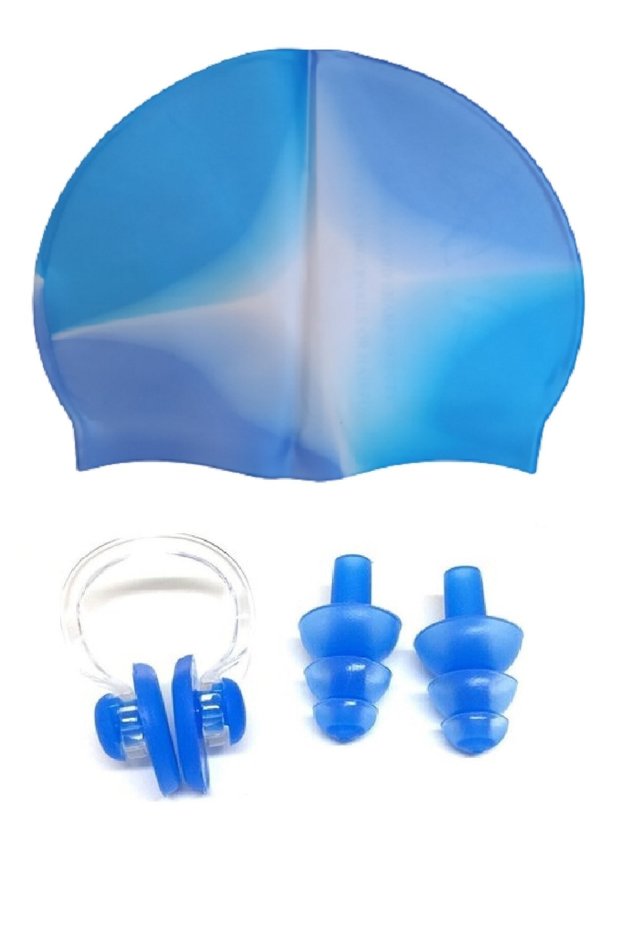 100% Silicone G-1100 Rainbow Children's and Adult Swimmer Sea Pool Cap