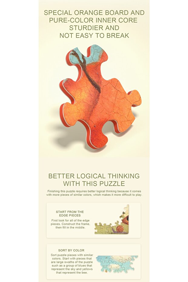 Yaratıcı Puzzle- Şapkalı Arı - 2