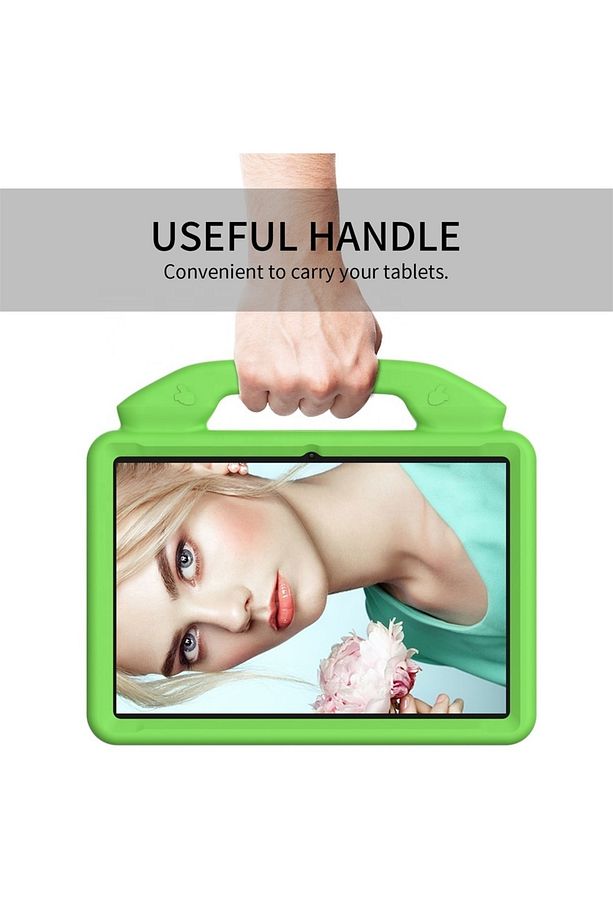 Samsung Galaxy Tab A8 10.5 Sm-x200 Uyumlu Kılıf Tablet Standlı Çocuk Ibuy Emoji Kollu Case - 5