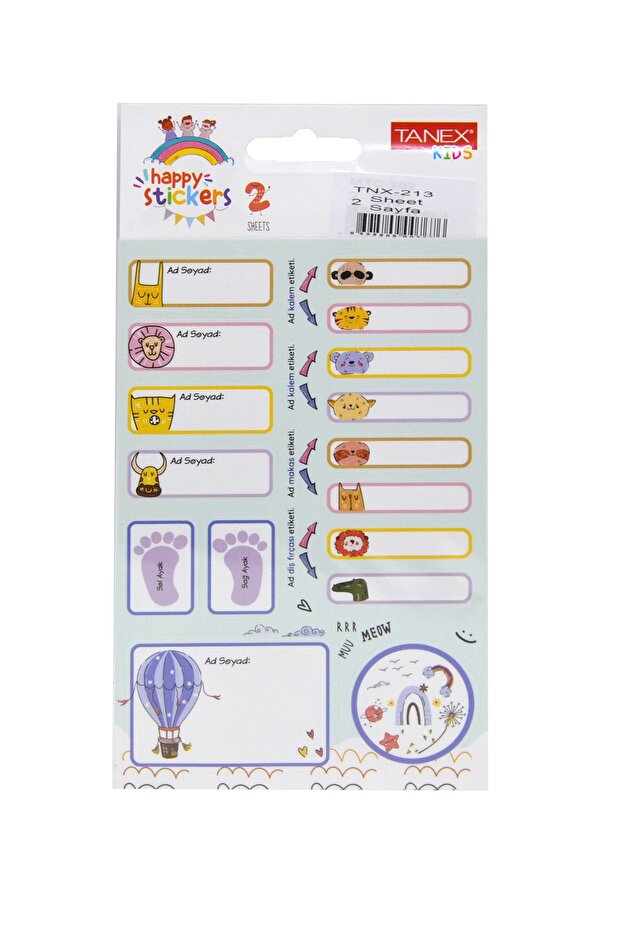 Educational Fun Stickers 32 Pieces Sticker 2 Sheets