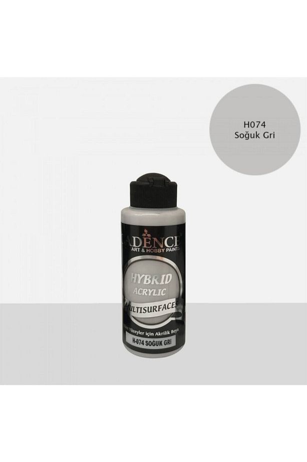 H-074 Soğuk Gri , Multısurface 120 ml Akrilik Boya - 1