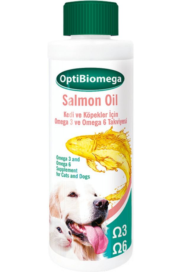 Optibiomega Somon Yağı |kedi Ve Köpekler Için Omega 3 Ve Omega 6 Takviyesi 250 Ml. - 1