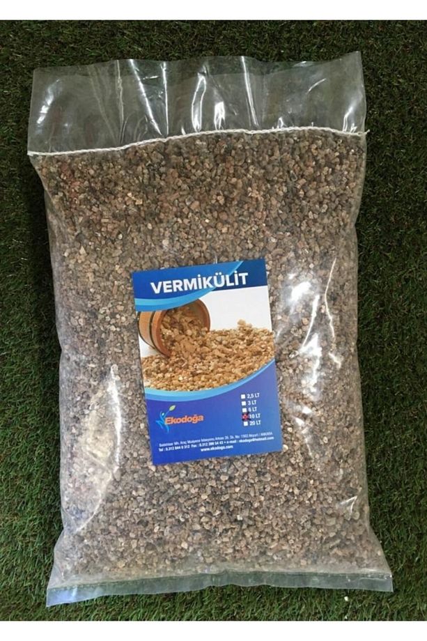 Vermikülit 10 Lt (1,50-1,75 KG) Tarımsal Vermikülit Toprak Düzenleyici Vermikülit - 1