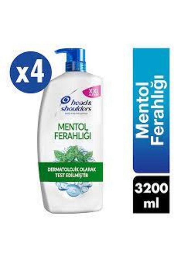Head & Shoulders Mentol Ferağlığı Şampuan 4*800=3200 ml Pompalı - 1