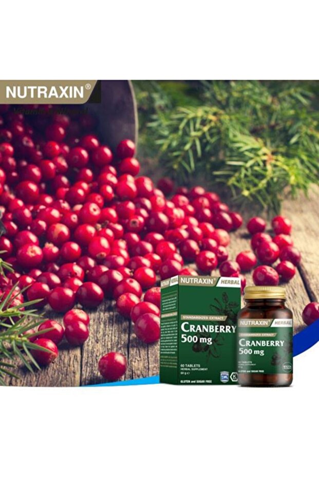 Cranberry 500mg 60 Tablets + Hap Kutusu - 4