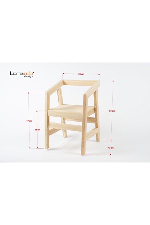 Ahşap Çocuk Sandalyesi - 5