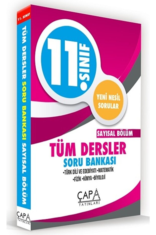 11. Sınıf Sayısal Tüm Dersler Soru Bankası / Kolektif / Çapa Yayınları / 9786257874410 - 1