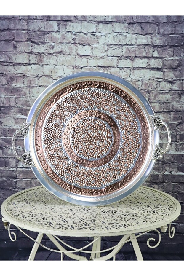 Miray Bakır Tepsi 36 Cm - 2