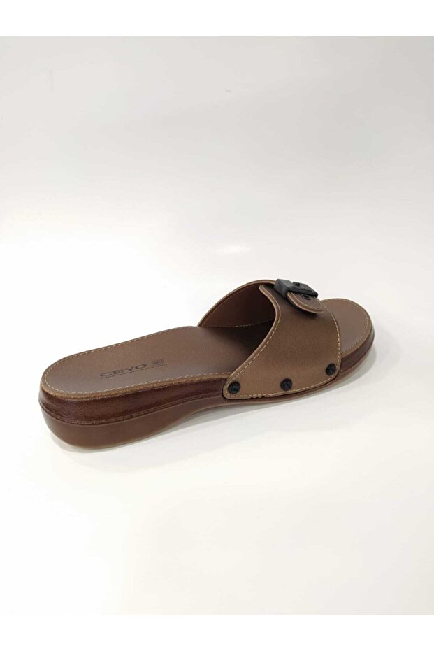 6500 Minelli Ortopedik Bakır Terlik - 4