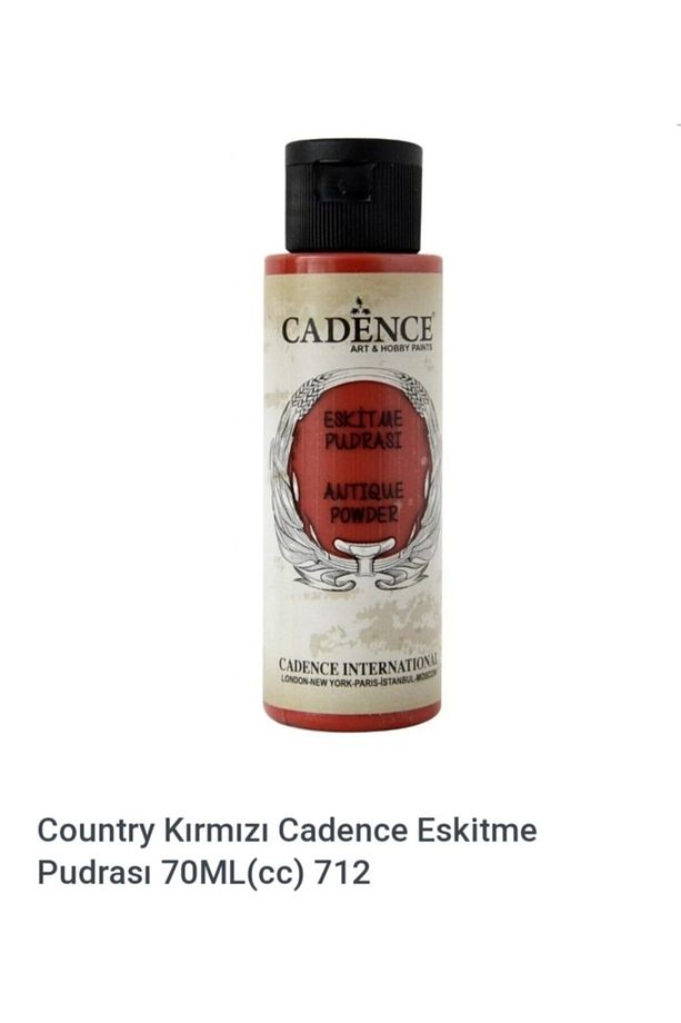 Eskitme Pudrası 70ml 712 Contry Kırmızı - 1
