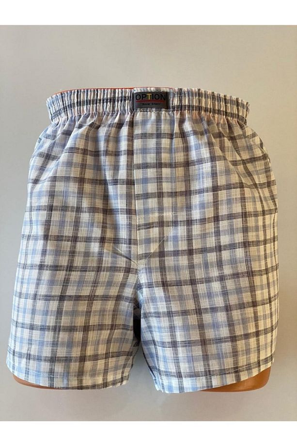 Erkek 5'li Paket Poplin (Pamuk) Boxer Şort - 10