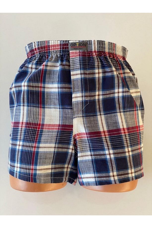Erkek 5'li Paket Poplin (Pamuk) Boxer Şort - 5