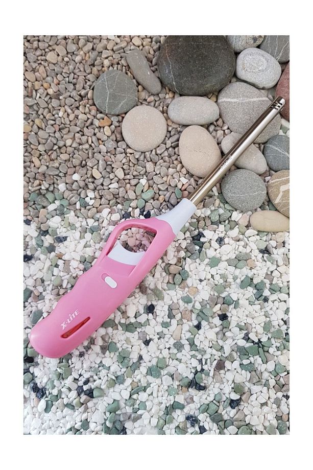 Pembe Uzun Lüks Doldurulabilir Ocak Çakmağı Ka63pm - 3