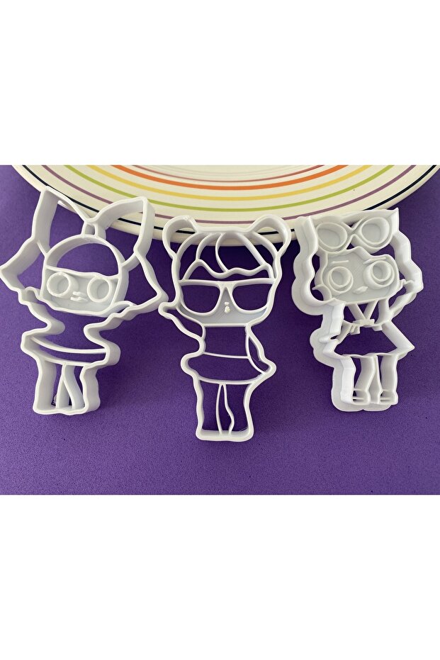 Lol Baby Cookie Mold Set of 3