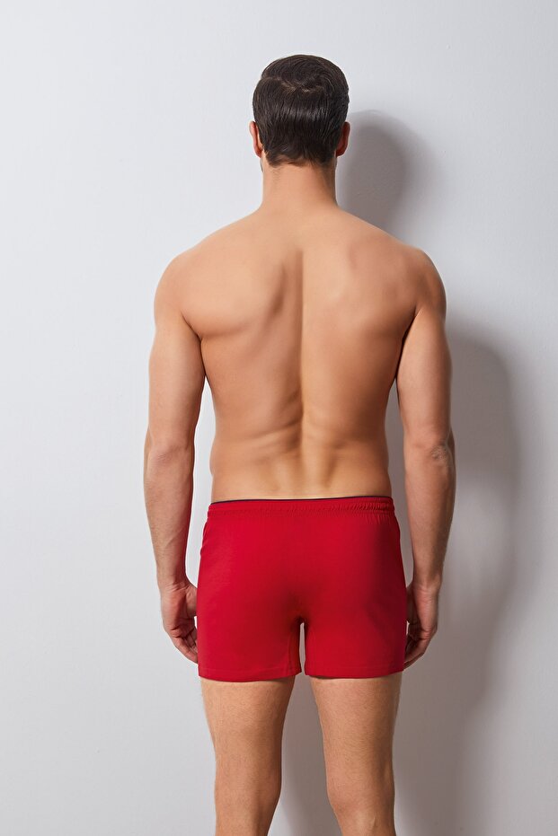 3085 2'li Havlu Bel Düğmeli Boxer - 2