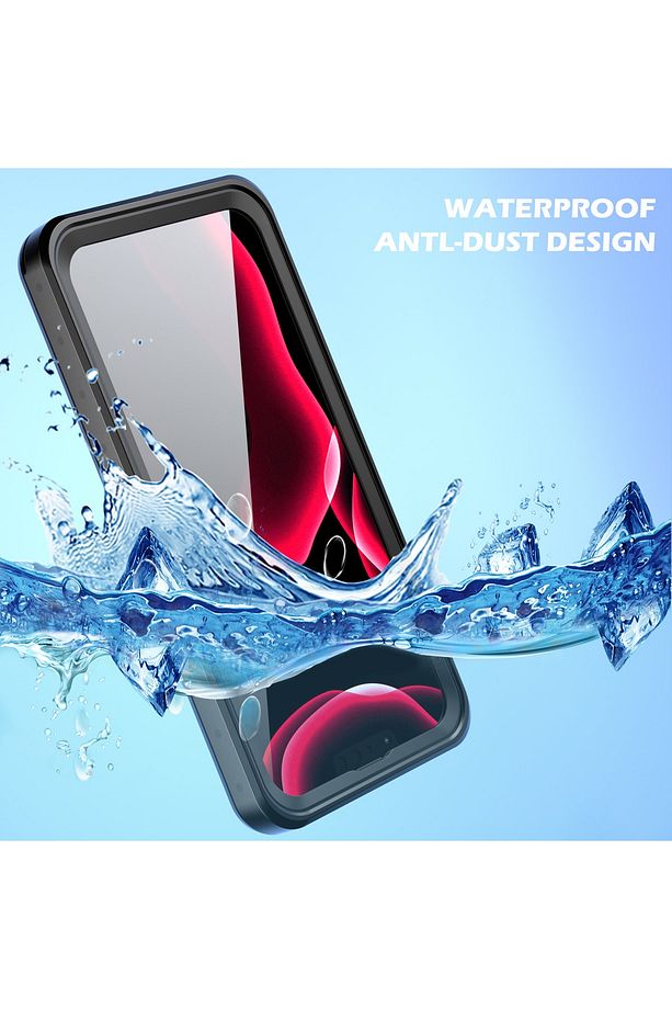 Iphone 13 Pro Max Uyumlu Kılıf 360 Derece Kaplar Proff Su Geçirmez Zırh Tank Kapak Case - 3