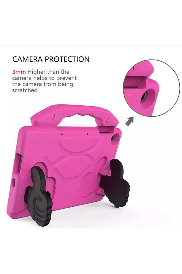 Samsung Galaxy Tab A8 10.5 Sm-x200 Uyumlu Kılıf Tablet Standlı Çocuk Ibuy Emoji Kollu Case - 2